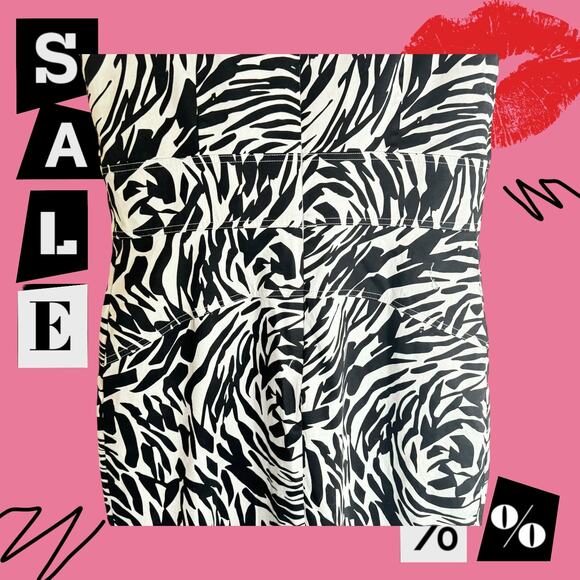 Women's Calvin Klein Animal Print Shift Sheath Dress Large 12 - Picture 4 of 9